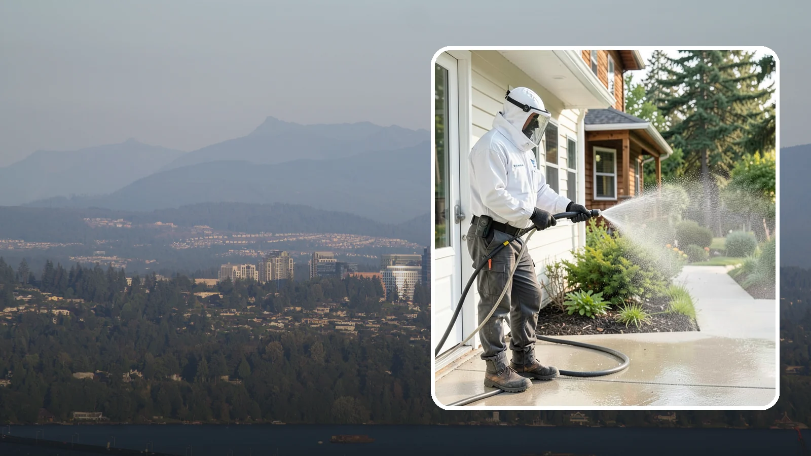 Property Refresh Cleaning in Medina, King County, WA - Property refresh cleaning gives a home or building a full exterior reset to restore appearance after a period of neglected upkeep.