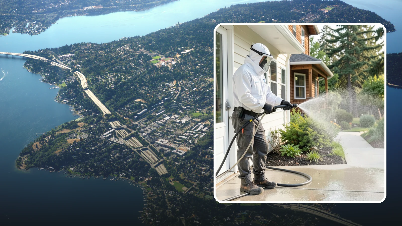 Property Refresh Cleaning in Mercer Island, King County, WA - Property refresh cleaning gives a home or building a full exterior reset to restore appearance after a period of neglected upkeep.