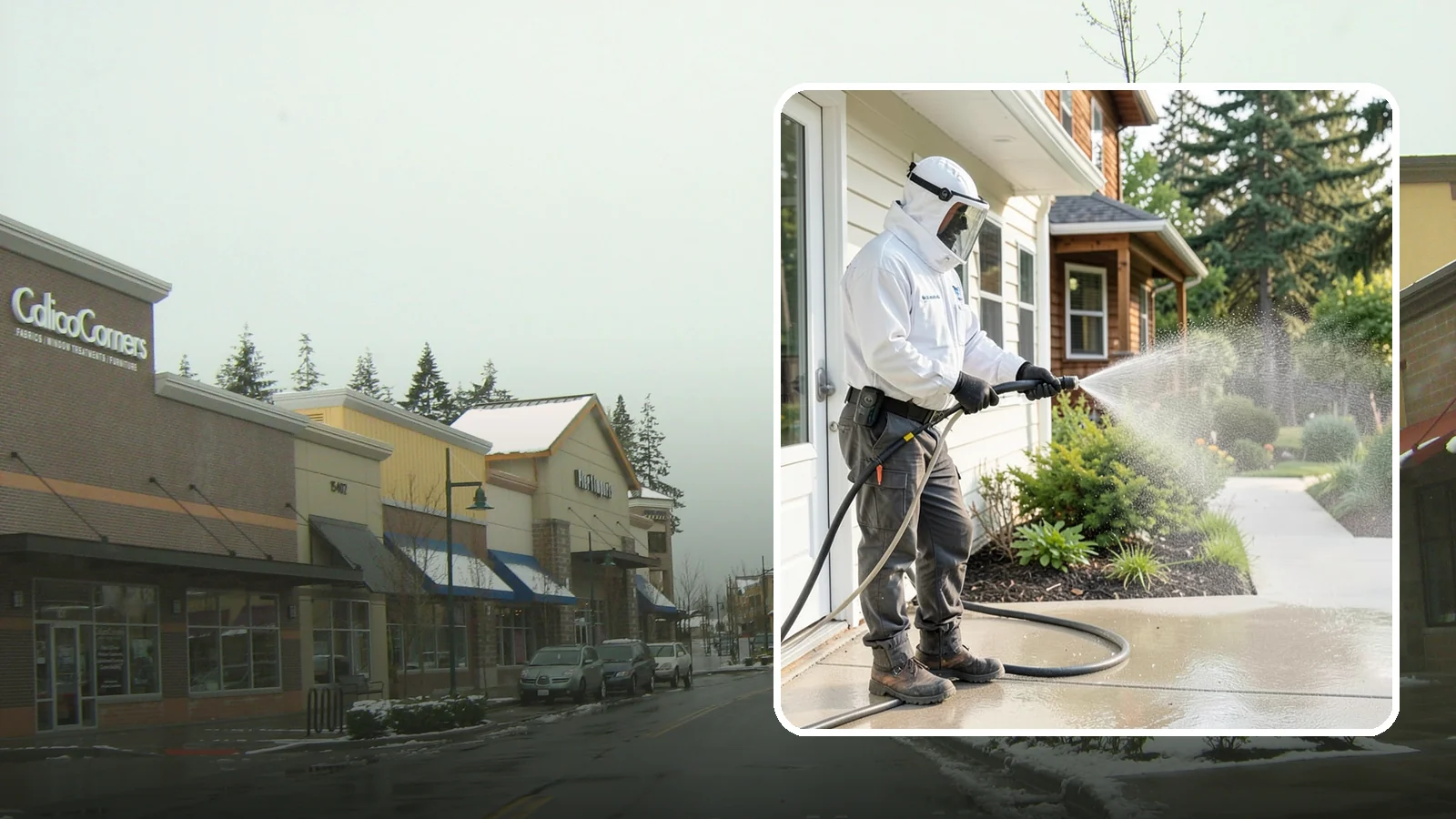 Property Refresh Cleaning in Mill Creek, Snohomish County, WA - Property refresh cleaning gives a home or building a full exterior reset to restore appearance after a period of neglected upkeep.