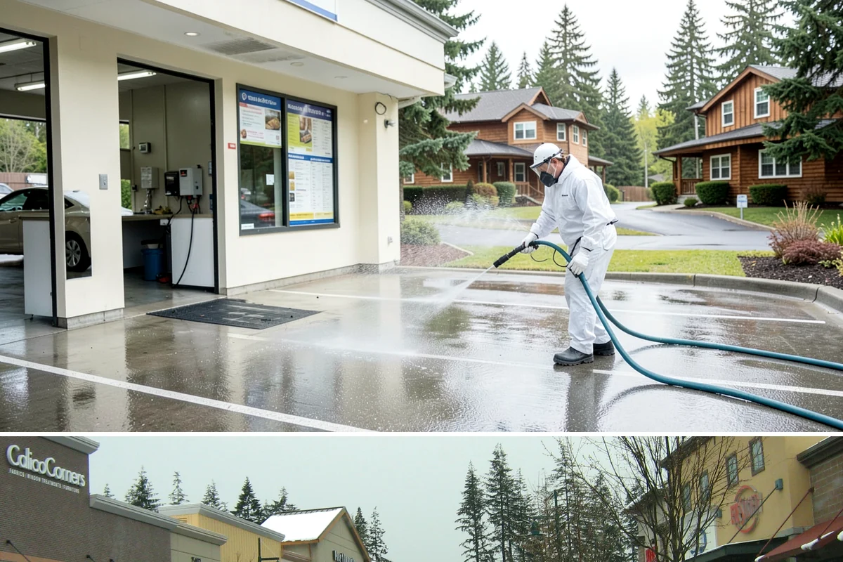 Property Refresh Cleaning in Mill Creek, Snohomish County, WA - Any dry-enough window works, though late spring and early fall in Washington offer the most reliable conditions for a full...