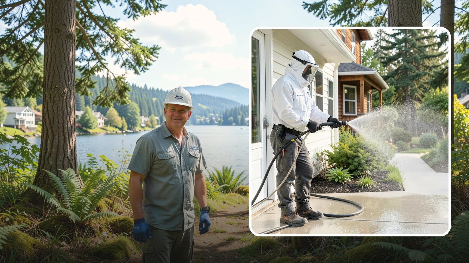 Property Refresh Cleaning in Milton, King County, WA - Property refresh cleaning gives a home or building a full exterior reset to restore appearance after a period of neglected upkeep.