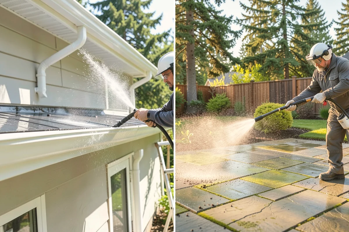 Property Refresh Cleaning in Milton, King County, WA - Assess every exterior surface and rank the worst areas