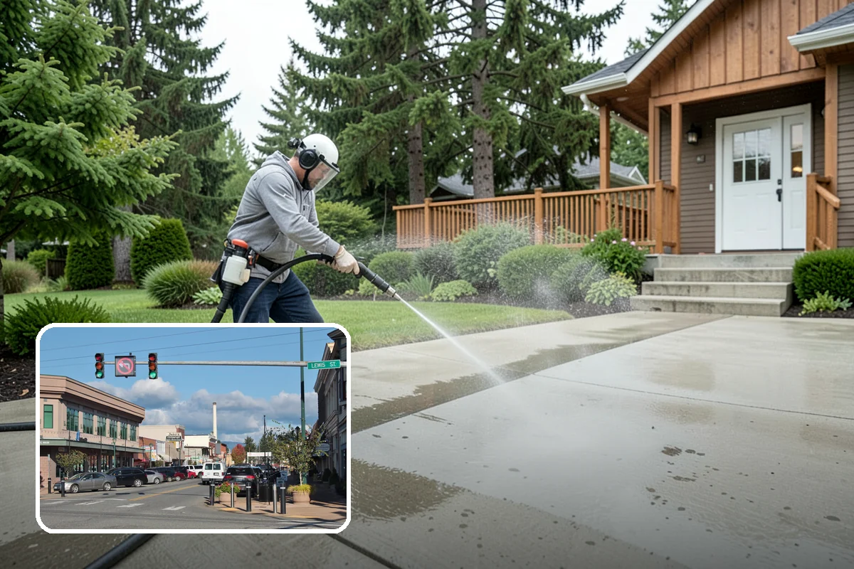 Property Refresh Cleaning in Monroe, Snohomish County, WA - Restores a neglected exterior in one comprehensive visit