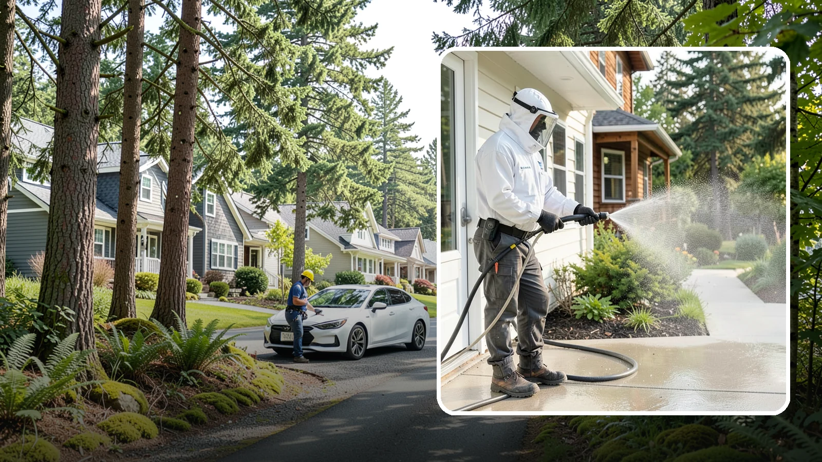 Property Refresh Cleaning in Normandy Park, King County, WA - Property refresh cleaning gives a home or building a full exterior reset to restore appearance after a period of neglected upkeep.