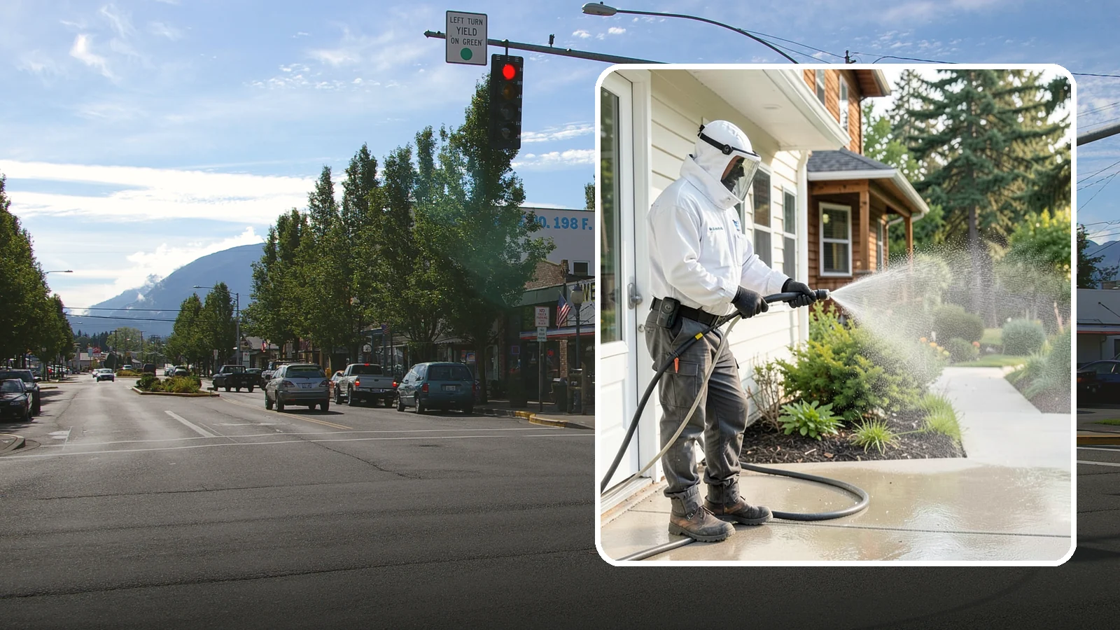 Property Refresh Cleaning in North Bend, King County, WA - Property refresh cleaning gives a home or building a full exterior reset to restore appearance after a period of neglected upkeep.