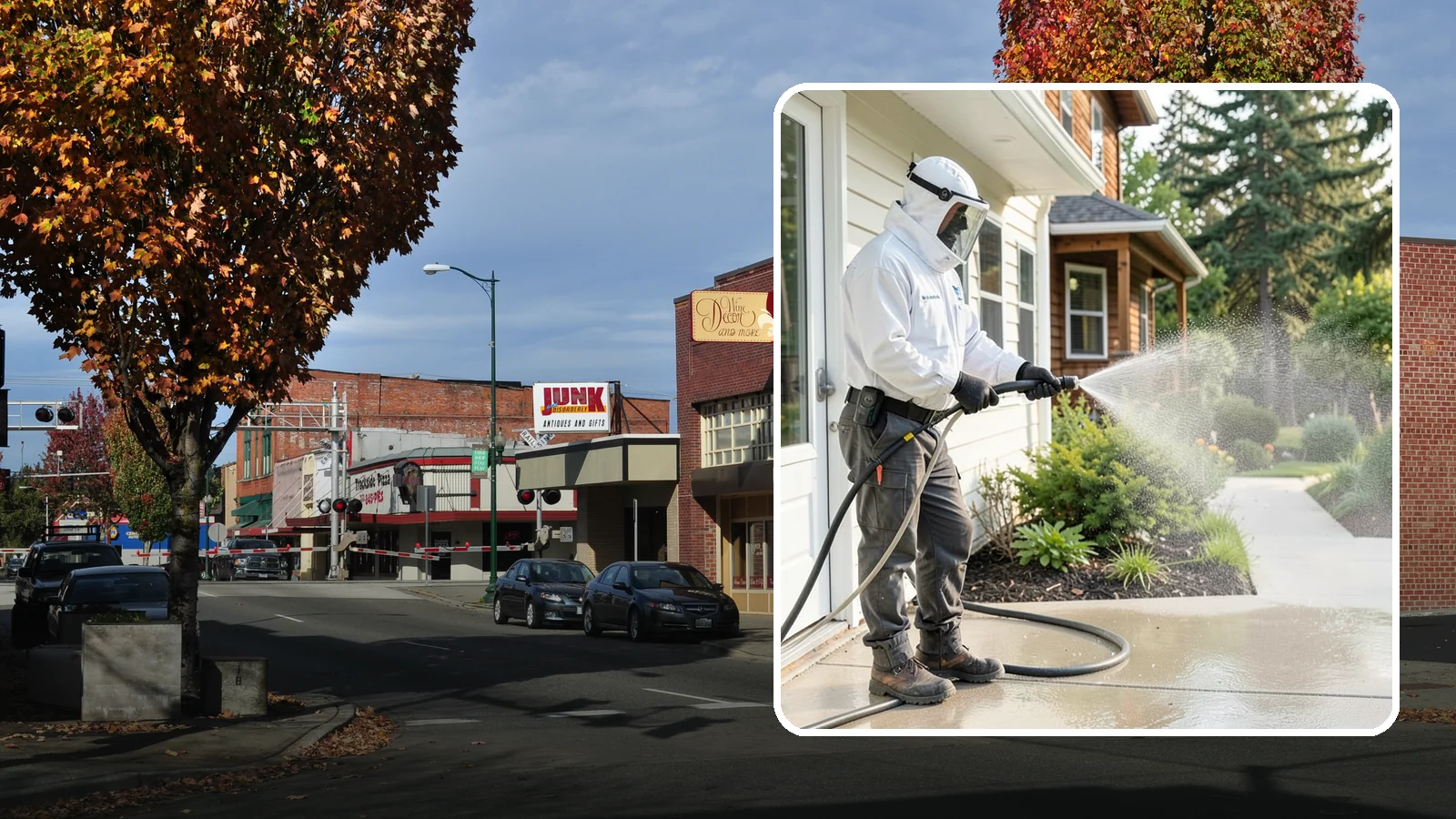Property Refresh Cleaning in Puyallup, Pierce County, WA - Property refresh cleaning gives a home or building a full exterior reset to restore appearance after a period of neglected upkeep.