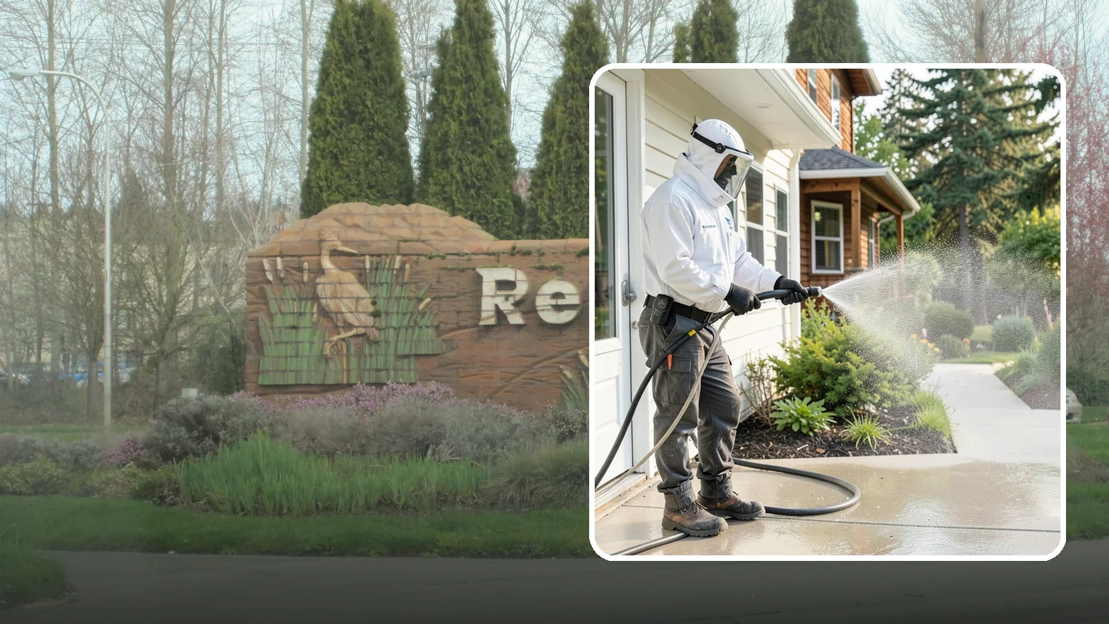 Property Refresh Cleaning in Renton, King County, WA - Property refresh cleaning gives a home or building a full exterior reset to restore appearance after a period of neglected upkeep.