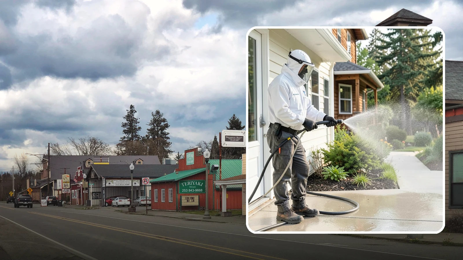 Property Refresh Cleaning in Roy, Pierce County, WA - Property refresh cleaning gives a home or building a full exterior reset to restore appearance after a period of neglected upkeep.