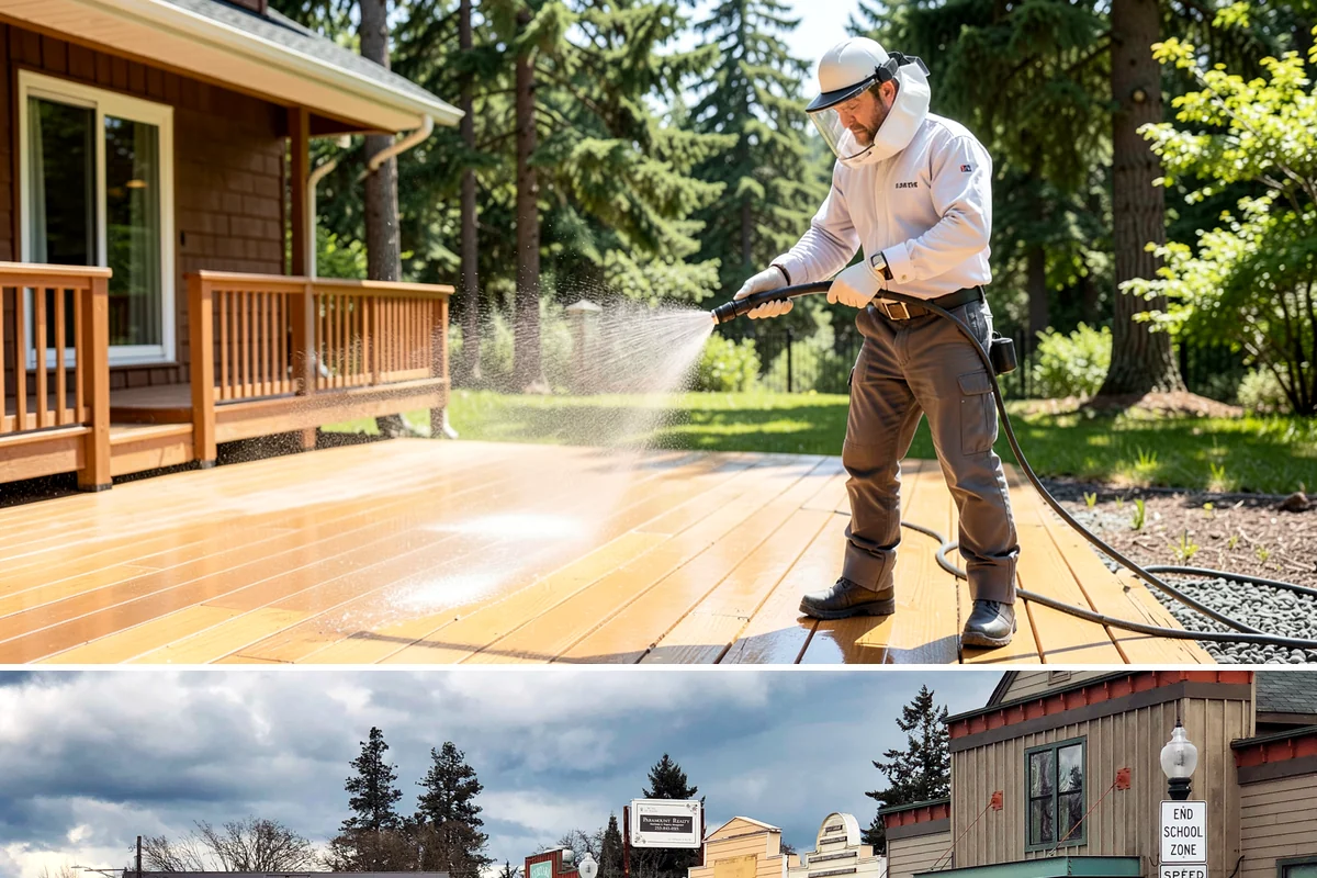 Property Refresh Cleaning in Roy, Pierce County, WA - Any dry-enough window works, though late spring and early fall in Washington offer the most reliable conditions for a full...