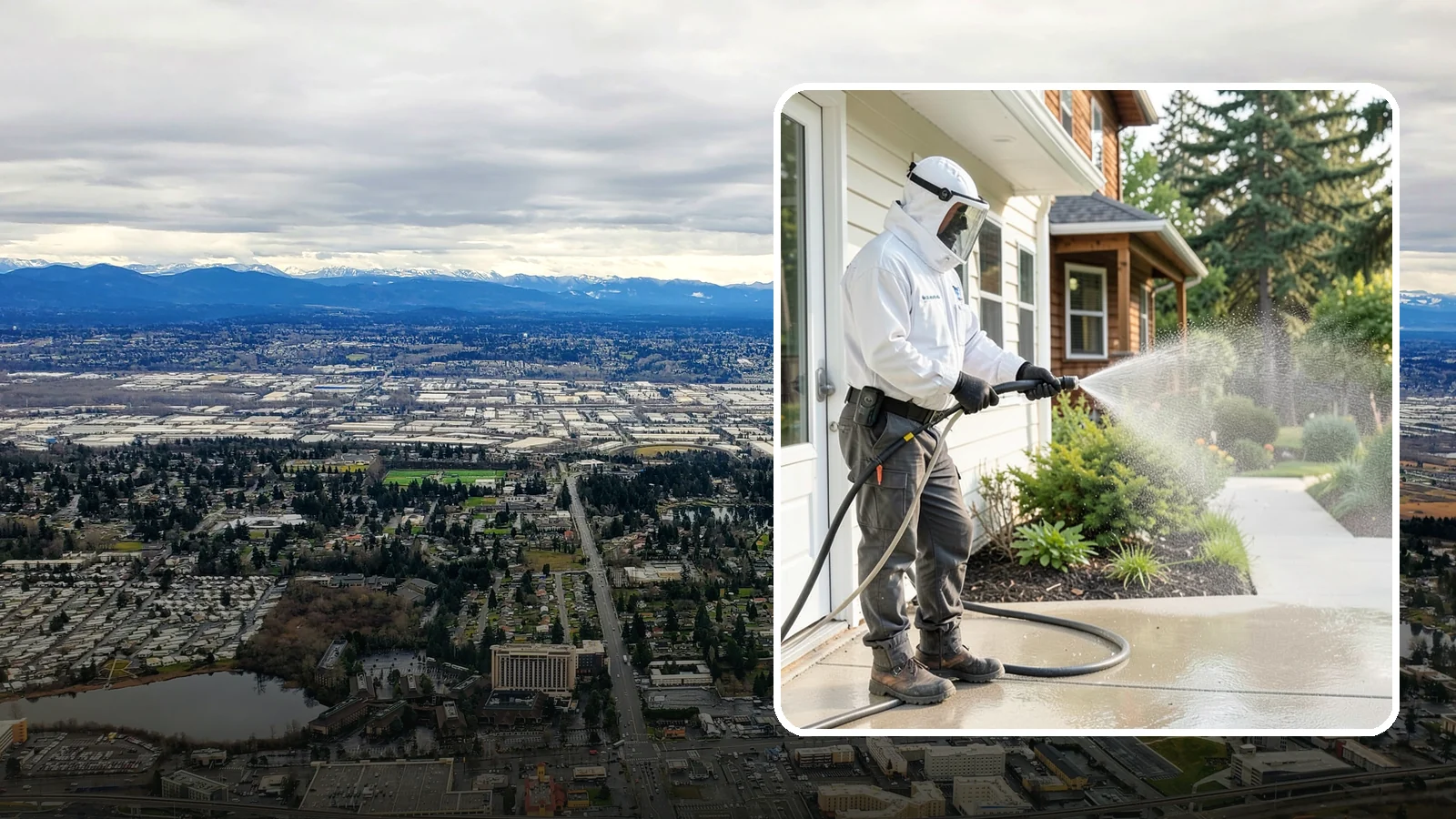 Property Refresh Cleaning in SeaTac, King County, WA - Property refresh cleaning gives a home or building a full exterior reset to restore appearance after a period of neglected upkeep.