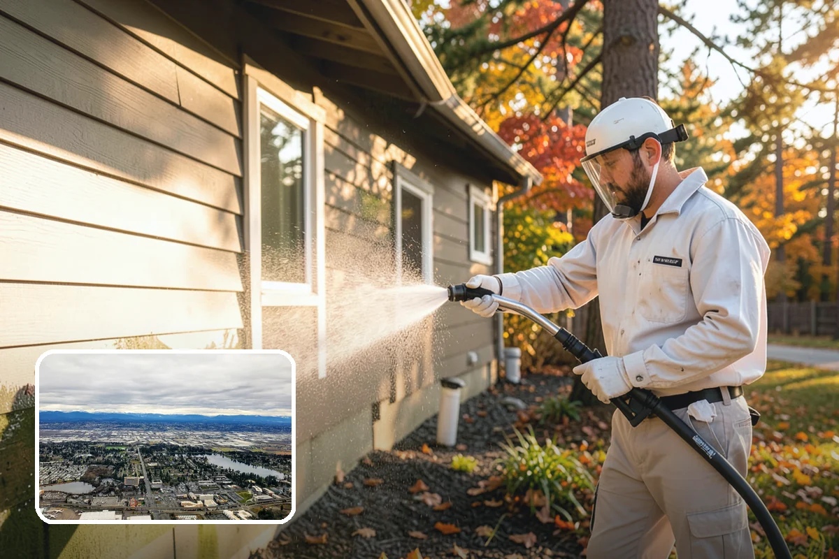 Property Refresh Cleaning in SeaTac, King County, WA - Restores a neglected exterior in one comprehensive visit