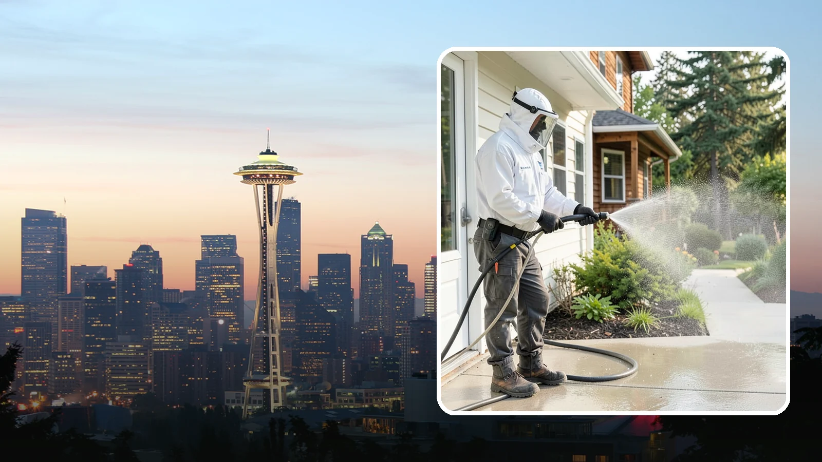 Property Refresh Cleaning in Seattle, King County, WA - Property refresh cleaning gives a home or building a full exterior reset to restore appearance after a period of neglected upkeep.