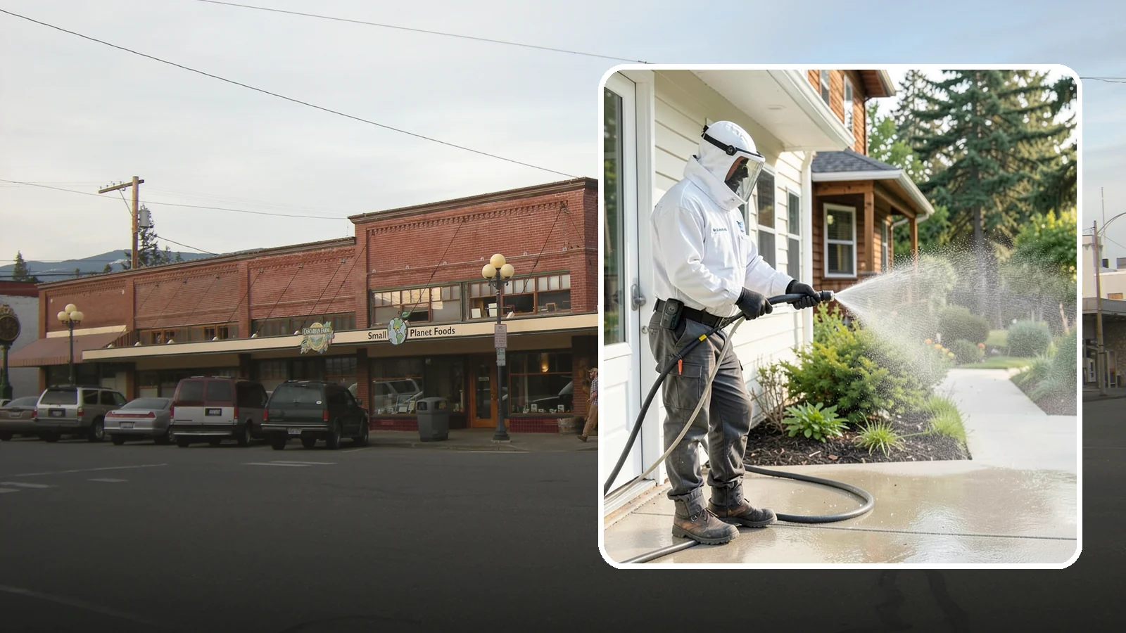 Property Refresh Cleaning in Sedro-Woolley, Skagit County, WA - Property refresh cleaning gives a home or building a full exterior reset to restore appearance after a period of neglected upkeep.
