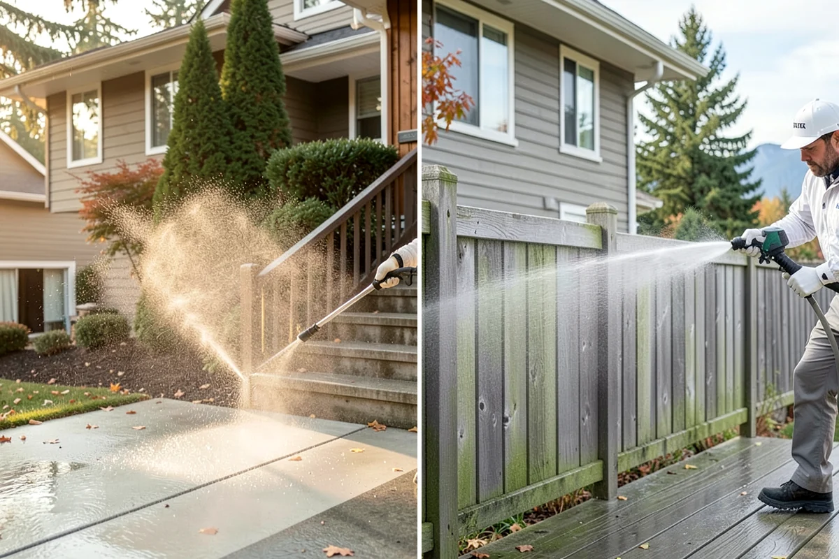 Property Refresh Cleaning in Shoreline, King County, WA - Assess every exterior surface and rank the worst areas