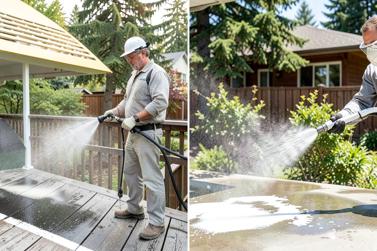 Property Refresh Cleaning in Snoqualmie, King County, WA - Assess every exterior surface and rank the worst areas