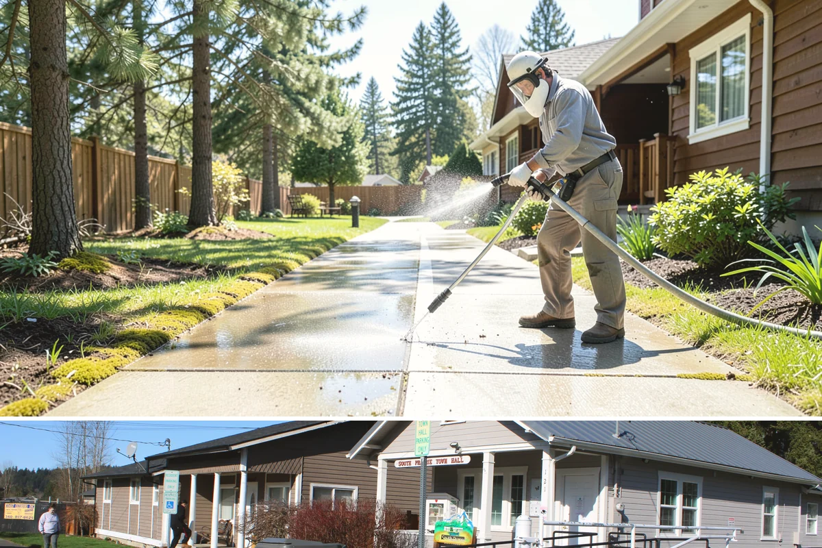 Property Refresh Cleaning in South Prairie, Pierce County, WA - Any dry-enough window works, though late spring and early fall in Washington offer the most reliable conditions for a full...