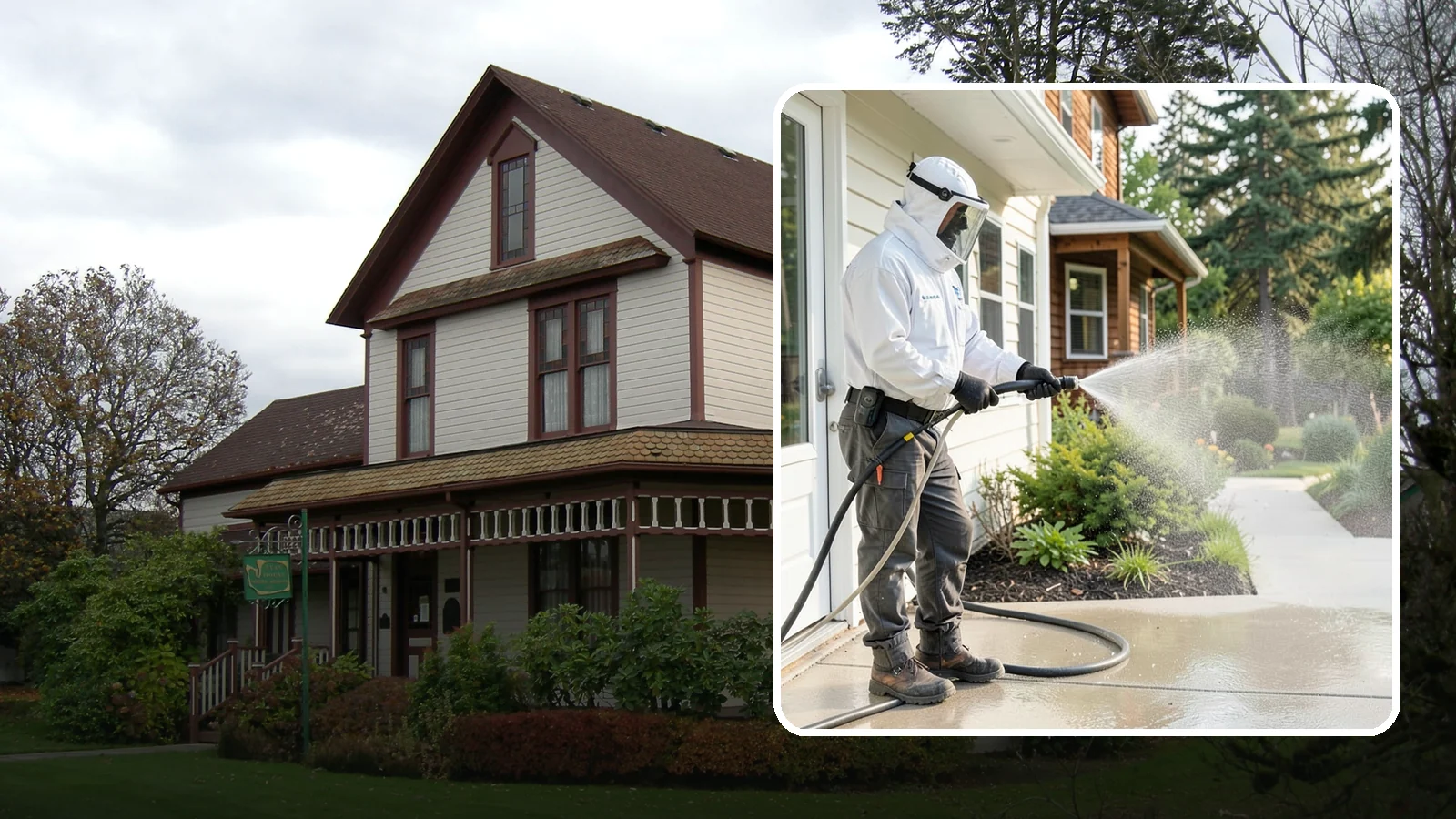 Property Refresh Cleaning in Sumner, Pierce County, WA - Property refresh cleaning gives a home or building a full exterior reset to restore appearance after a period of neglected upkeep.
