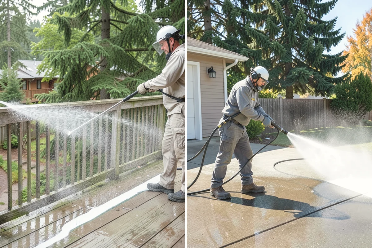 Property Refresh Cleaning in University Place, Pierce County, WA - Assess every exterior surface and rank the worst areas