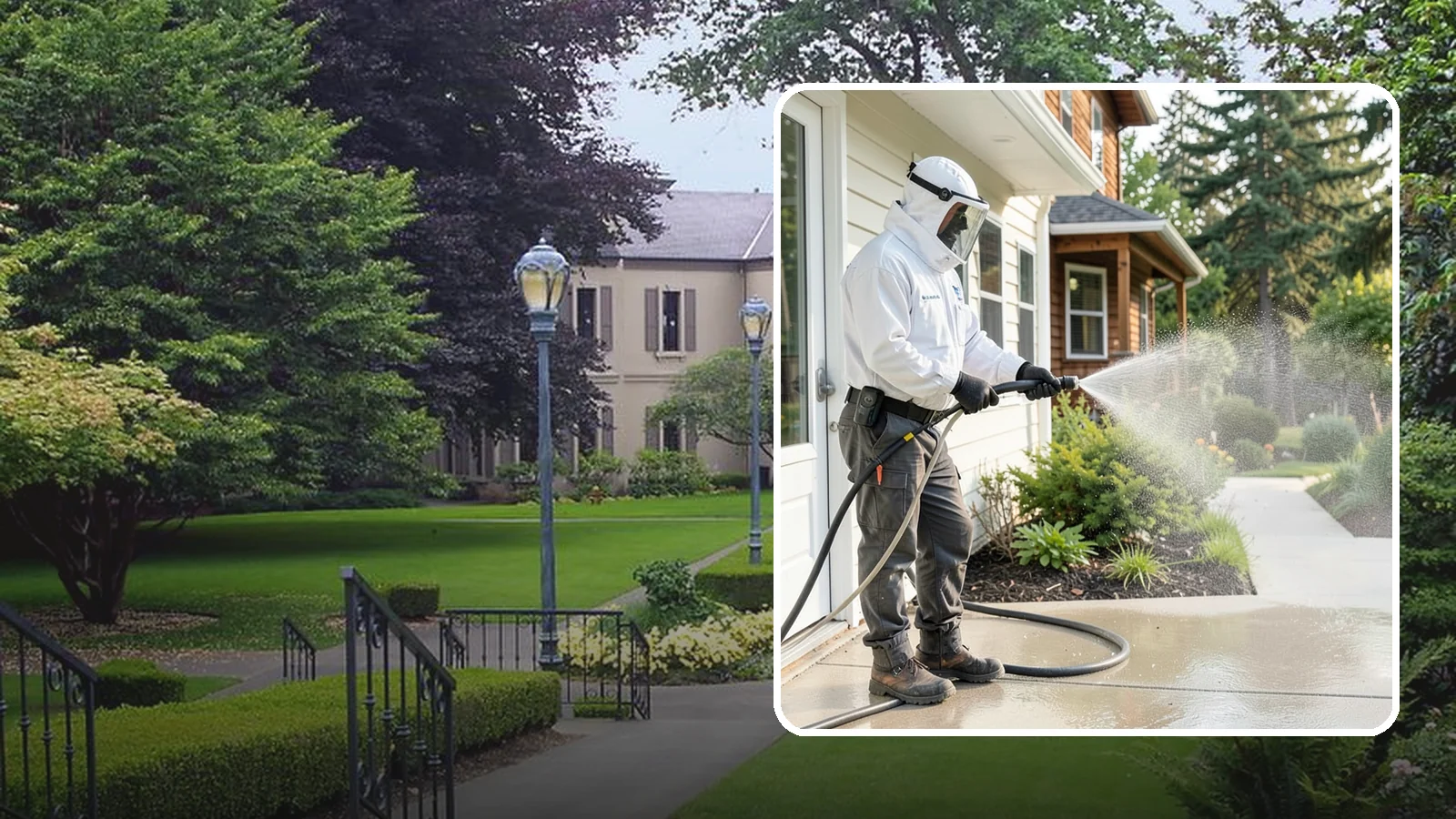 Property Refresh Cleaning in Woodinville, King County, WA - Property refresh cleaning gives a home or building a full exterior reset to restore appearance after a period of neglected upkeep.