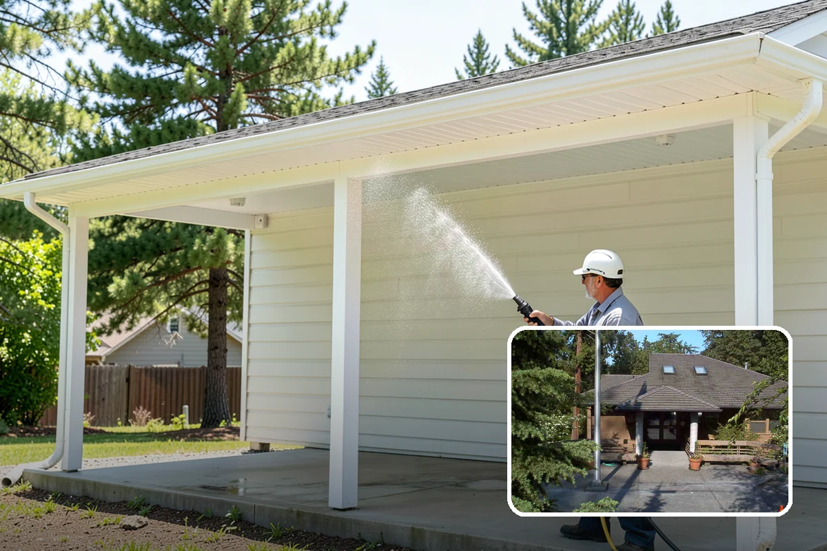 Property Refresh Cleaning in Yarrow Point, King County, WA - Restores a neglected exterior in one comprehensive visit