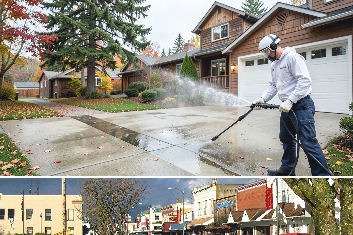 Real Estate Exterior Cleaning in Arlington, Snohomish County, WA - Available year-round, with service timed to each listing or transaction deadline regardless of season.