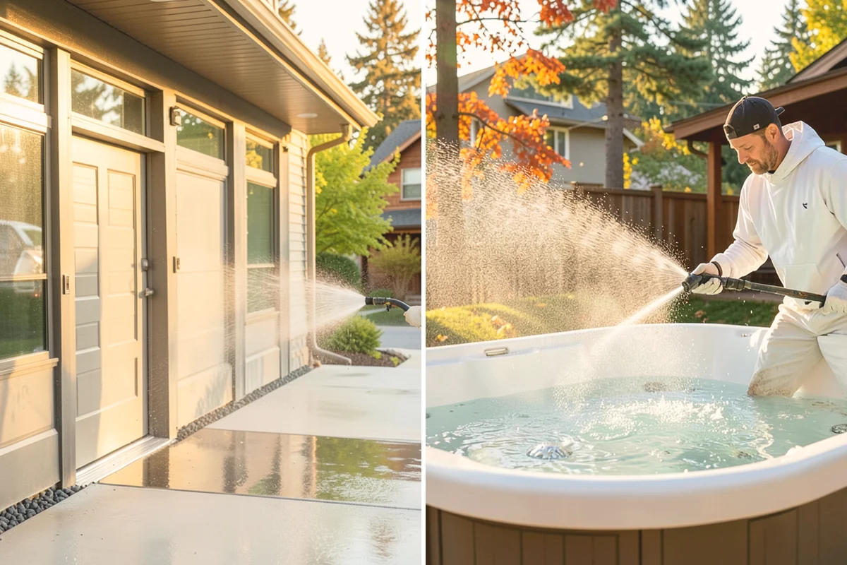 Real Estate Exterior Cleaning in Bellevue, King County, WA - Confirm the property list and required completion dates
