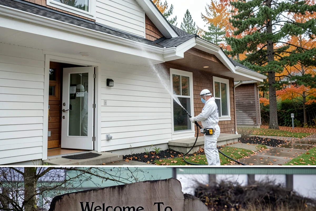 Real Estate Exterior Cleaning in Buckley, Pierce County, WA - Available year-round, with service timed to each listing or transaction deadline regardless of season.