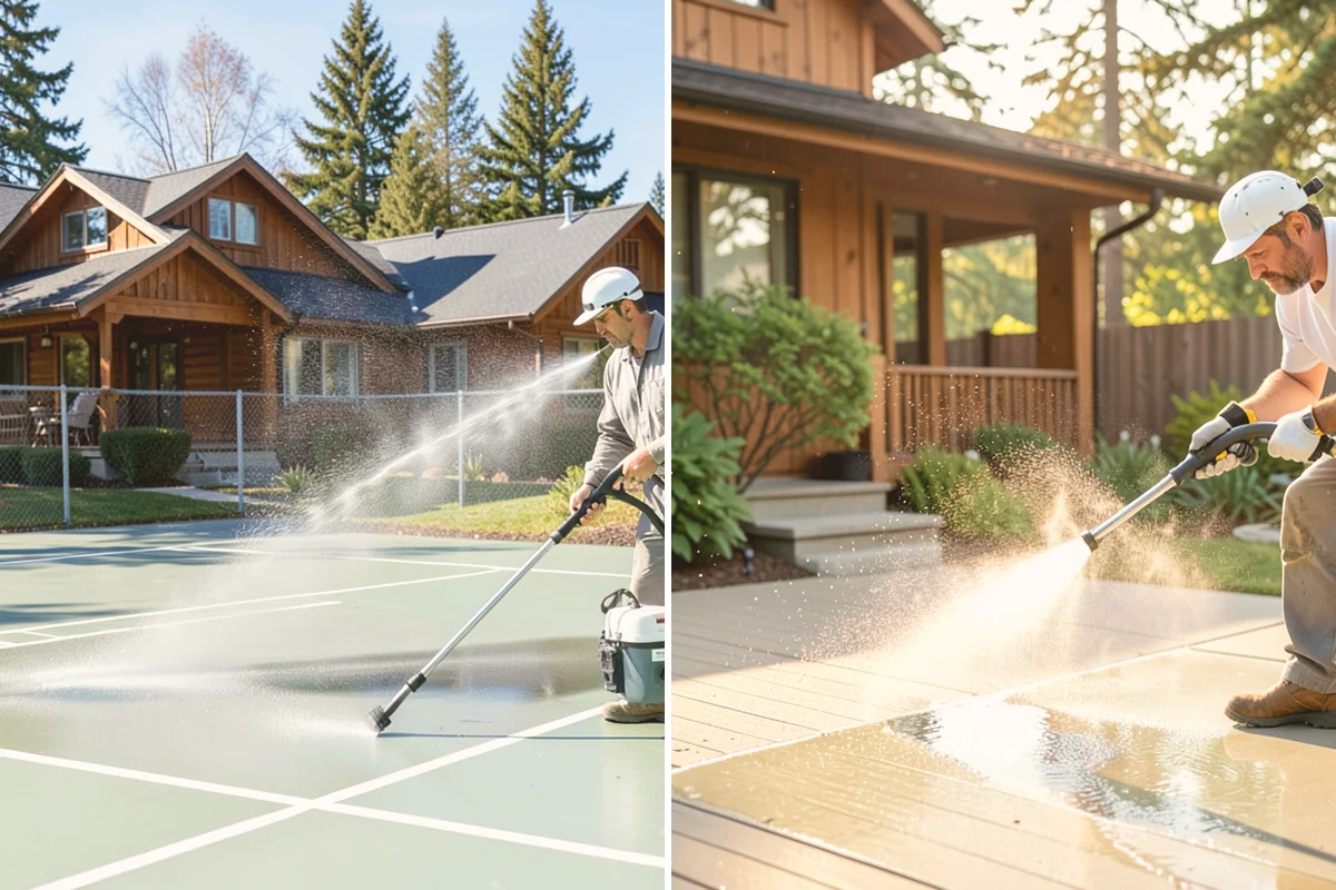 Real Estate Exterior Cleaning in Eatonville, Pierce County, WA - Confirm the property list and required completion dates