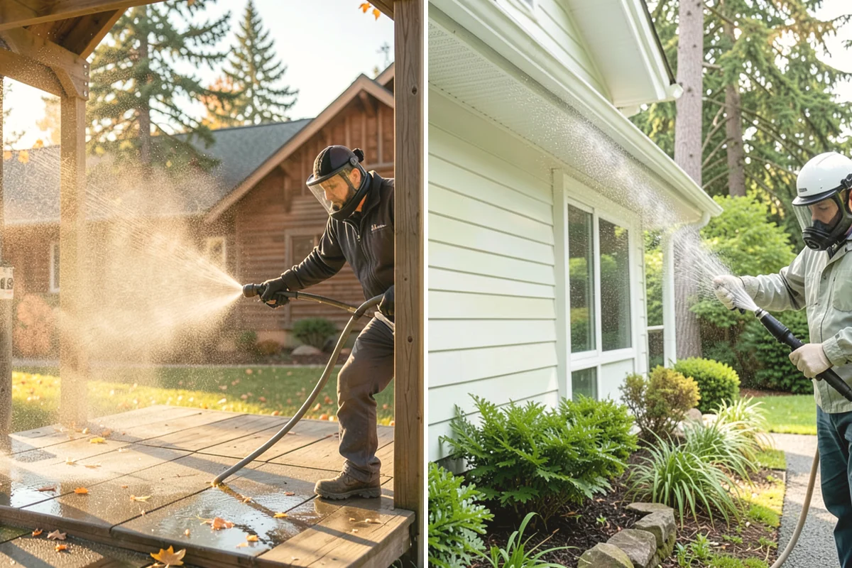 Real Estate Exterior Cleaning in Edgewood, Pierce County, WA - Confirm the property list and required completion dates