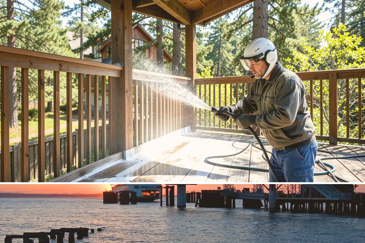 Real Estate Exterior Cleaning in Edmonds, Snohomish County, WA - Available year-round, with service timed to each listing or transaction deadline regardless of season.