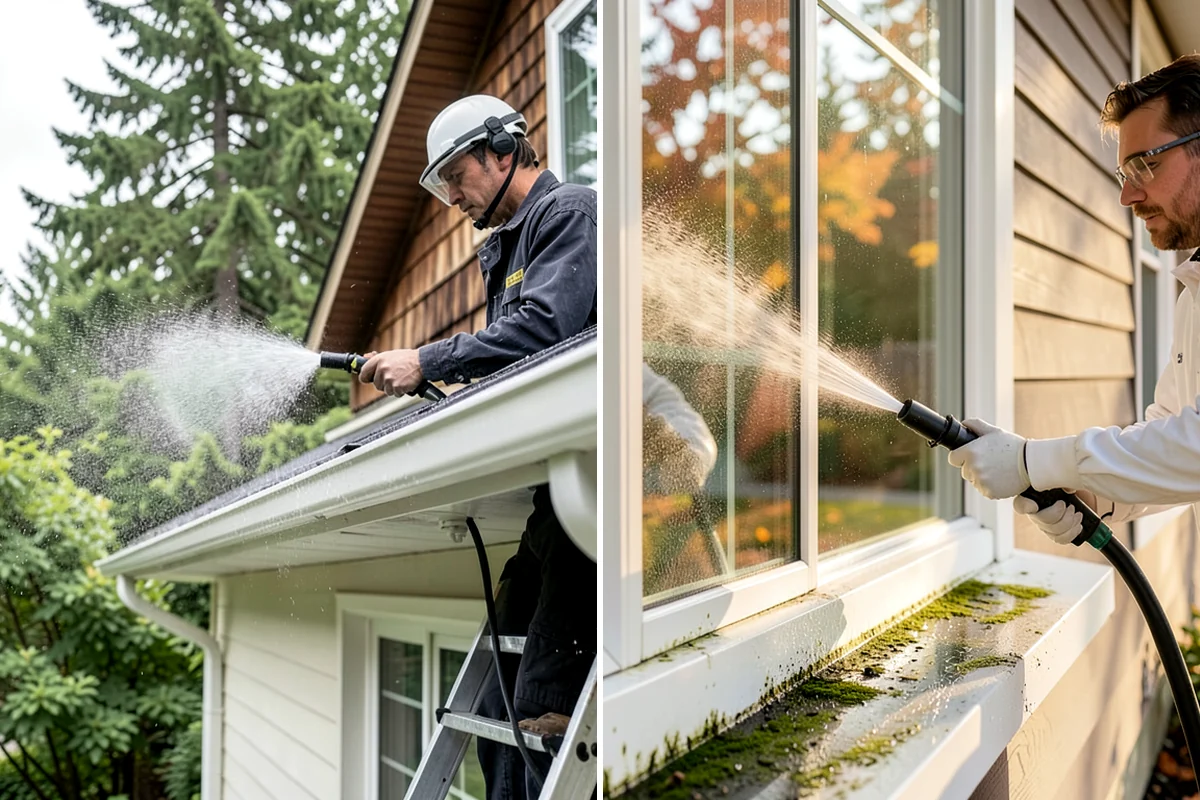 Real Estate Exterior Cleaning in Fircrest, Pierce County, WA - Confirm the property list and required completion dates