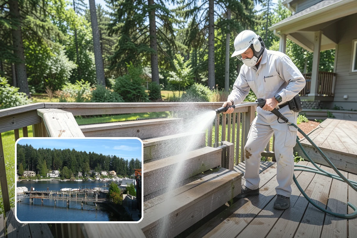 Real Estate Exterior Cleaning in Gig Harbor, Pierce County, WA - Delivers dependable turnaround for tight real estate timelines