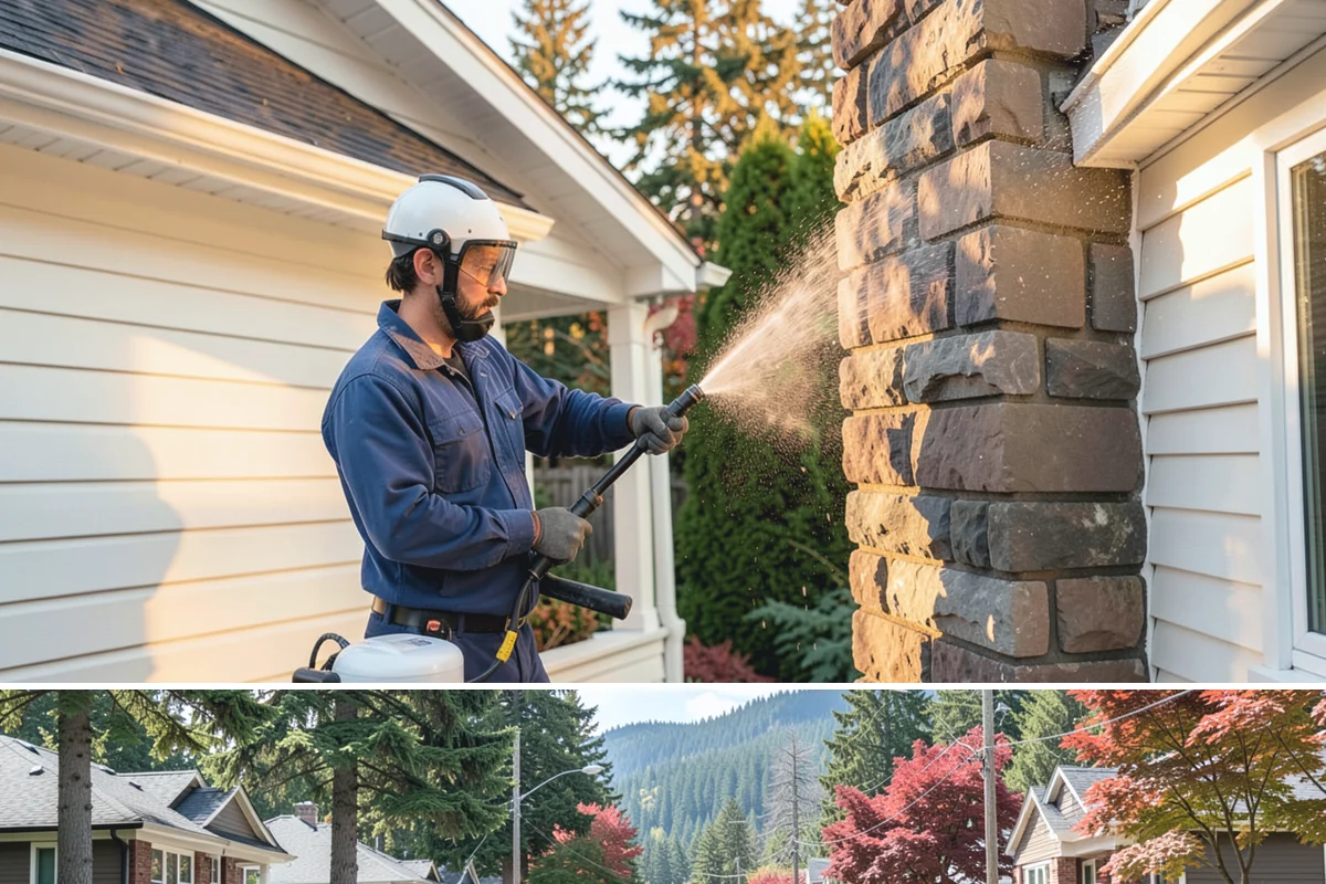 Real Estate Exterior Cleaning in Hunts Point, King County, WA - Available year-round, with service timed to each listing or transaction deadline regardless of season.