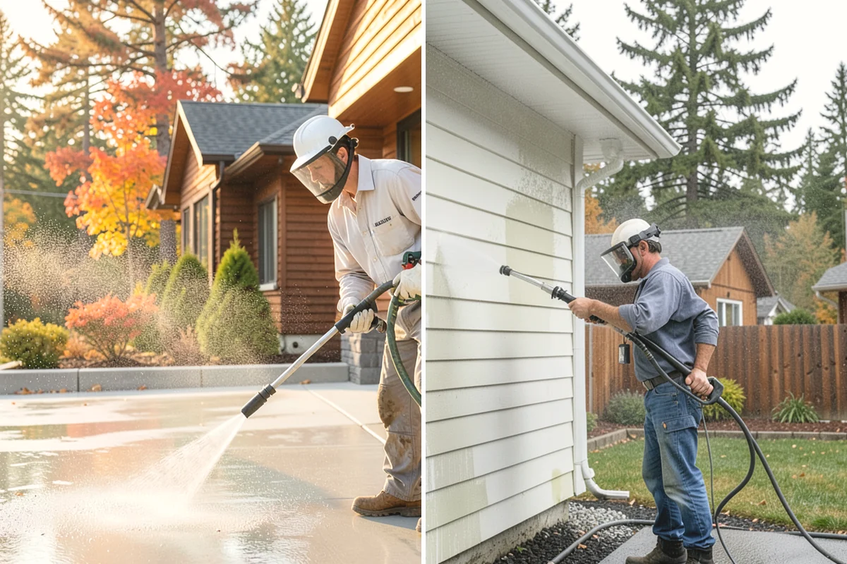 Real Estate Exterior Cleaning in Issaquah, King County, WA - Confirm the property list and required completion dates