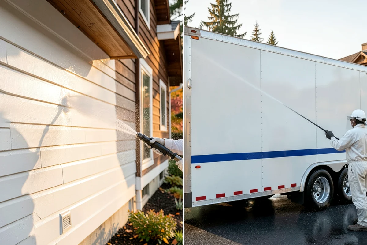 Real Estate Exterior Cleaning in Kenmore, King County, WA - Confirm the property list and required completion dates