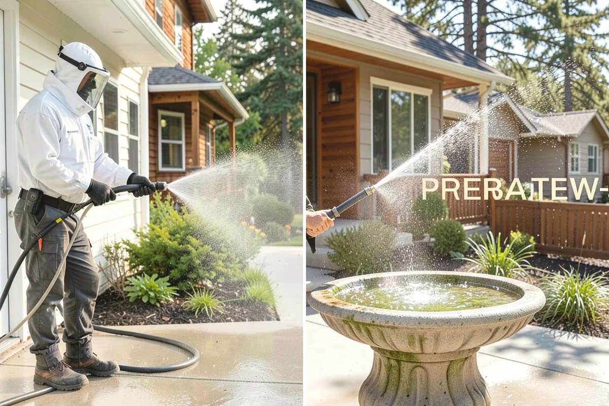 Real Estate Exterior Cleaning in La Conner, Skagit County, WA - Confirm the property list and required completion dates