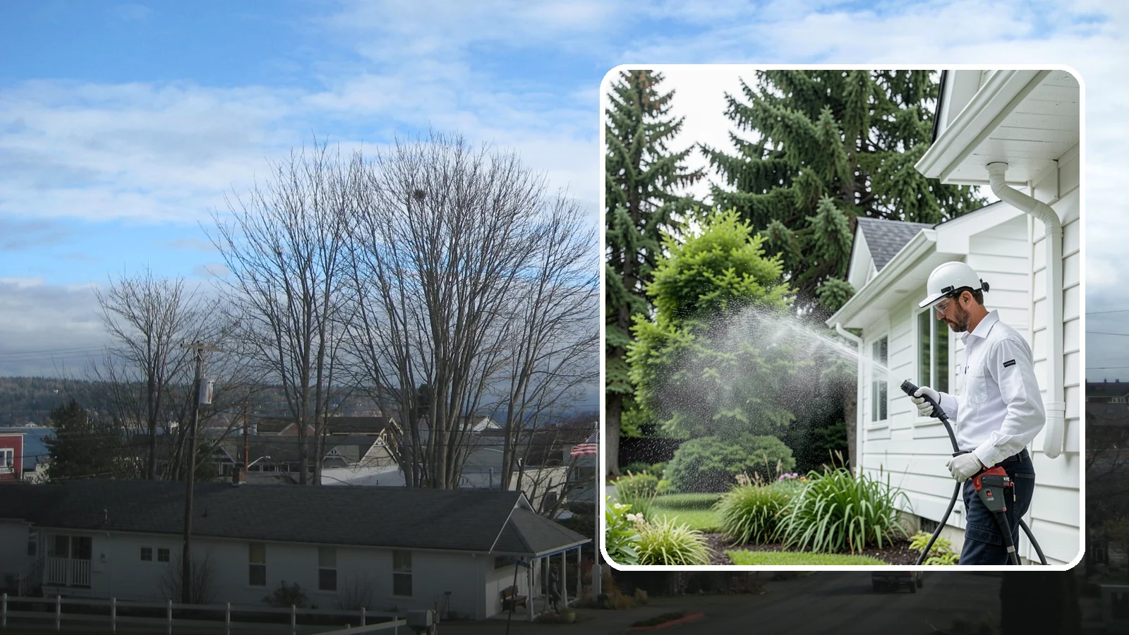 Real Estate Exterior Cleaning in Langley, Island County, WA - Real estate exterior cleaning supports agents and investors with fast, reliable exterior washing that gets properties...