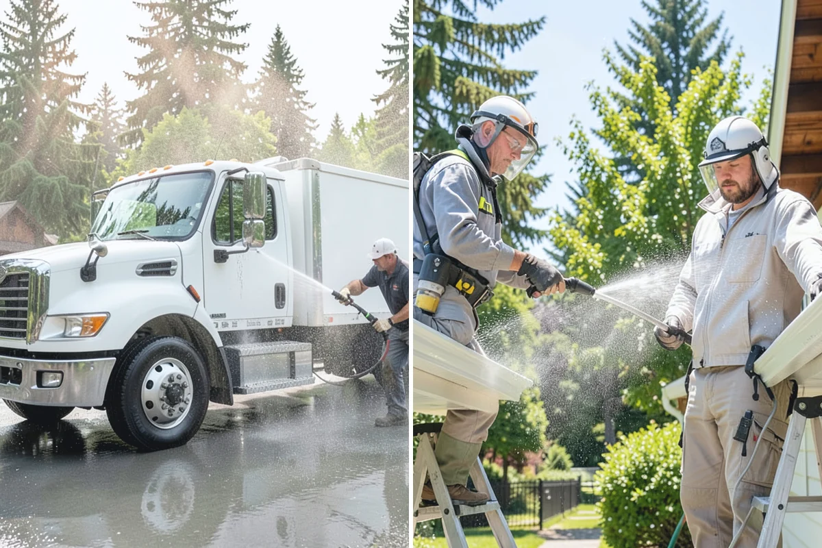 Real Estate Exterior Cleaning in Marysville, Snohomish County, WA - Confirm the property list and required completion dates