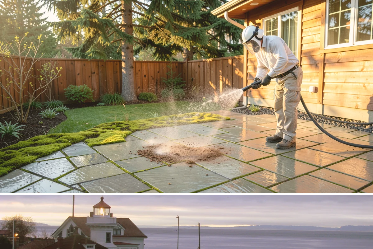 Real Estate Exterior Cleaning in Mukilteo, Snohomish County, WA - Available year-round, with service timed to each listing or transaction deadline regardless of season.