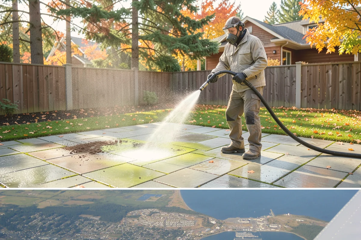 Real Estate Exterior Cleaning in Oak Harbor, Island County, WA - Available year-round, with service timed to each listing or transaction deadline regardless of season.