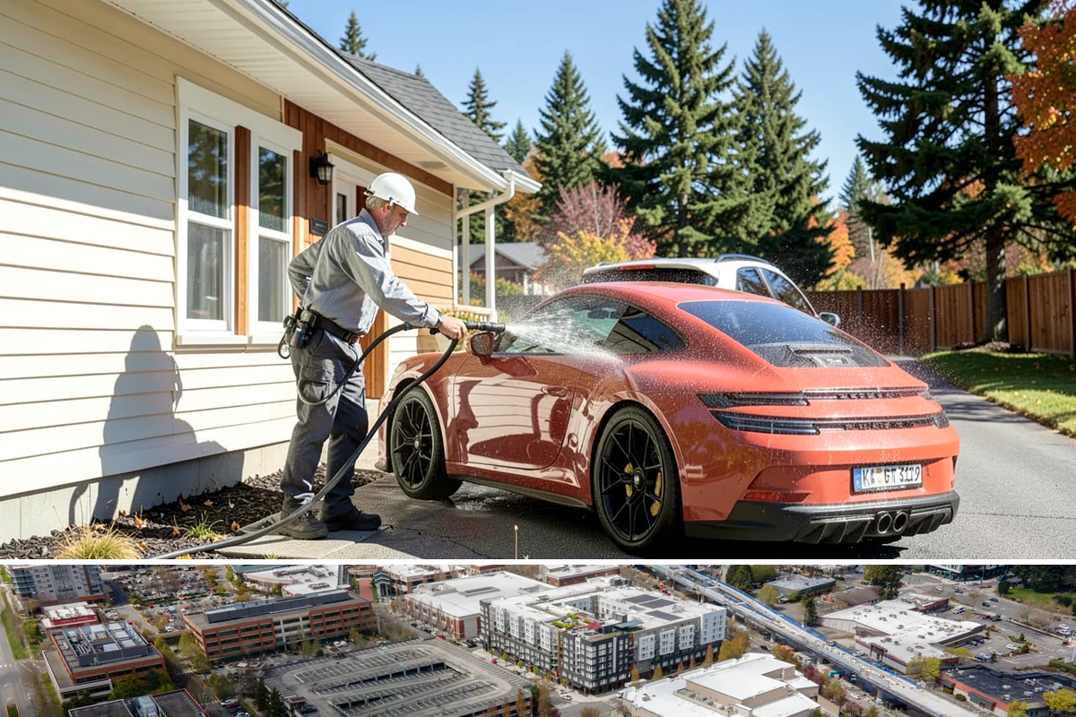 Real Estate Exterior Cleaning in Redmond, King County, WA - Available year-round, with service timed to each listing or transaction deadline regardless of season.