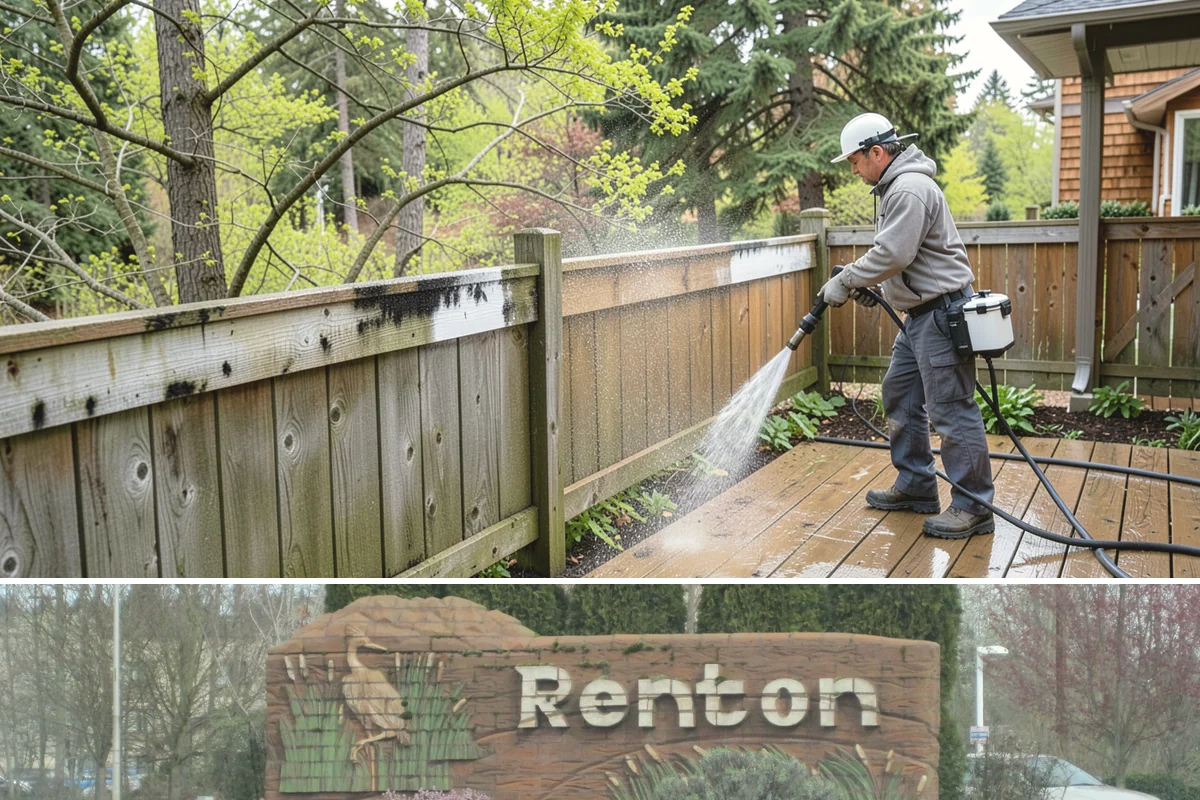Real Estate Exterior Cleaning in Renton, King County, WA - Available year-round, with service timed to each listing or transaction deadline regardless of season.