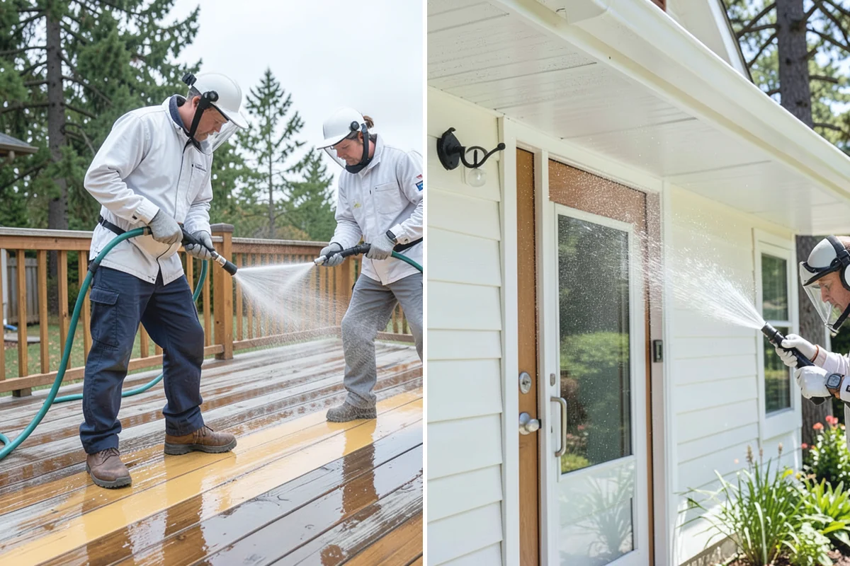 Real Estate Exterior Cleaning in Roy, Pierce County, WA - Confirm the property list and required completion dates
