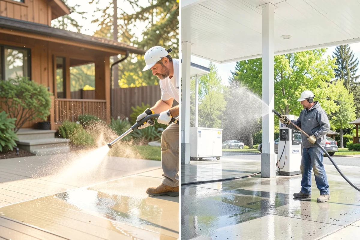 Real Estate Exterior Cleaning in Ruston, Pierce County, WA - Confirm the property list and required completion dates