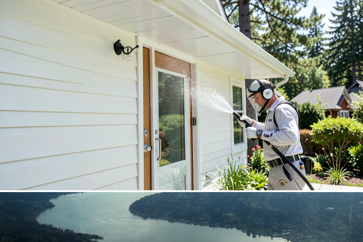 Real Estate Exterior Cleaning in Sammamish, King County, WA - Available year-round, with service timed to each listing or transaction deadline regardless of season.