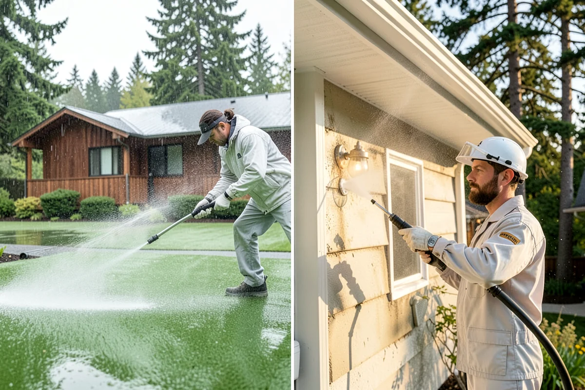 Real Estate Exterior Cleaning in Seattle, King County, WA - Confirm the property list and required completion dates