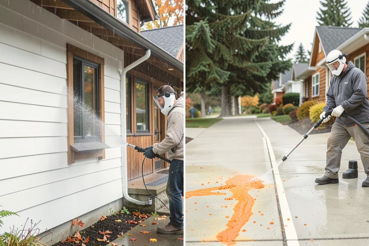 Real Estate Exterior Cleaning in Stanwood, Snohomish County, WA - Confirm the property list and required completion dates