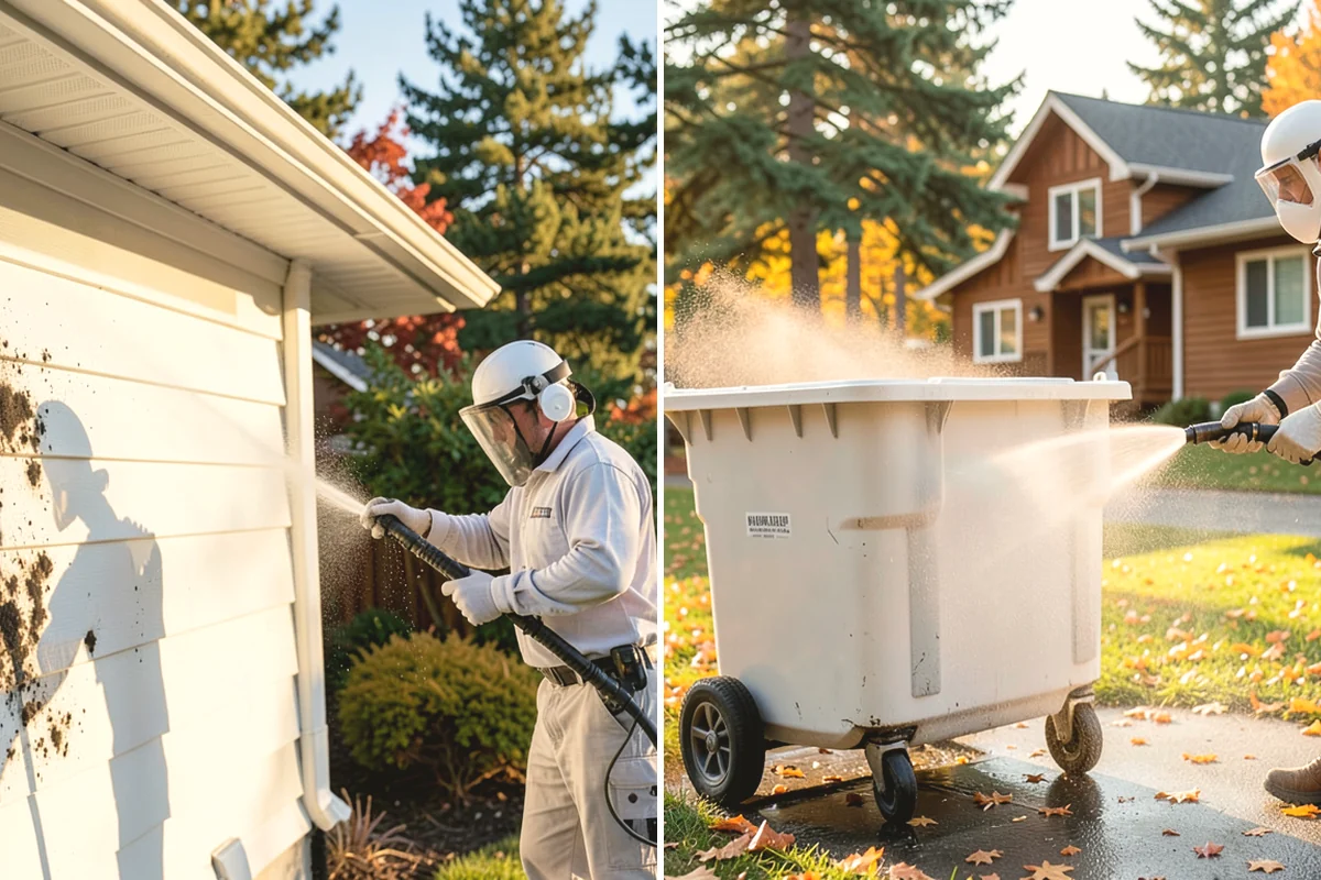 Real Estate Exterior Cleaning in Steilacoom, Pierce County, WA - Confirm the property list and required completion dates