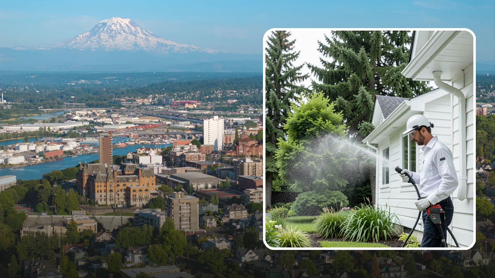 Real Estate Exterior Cleaning in Tacoma, Pierce County, WA - Real estate exterior cleaning supports agents and investors with fast, reliable exterior washing that gets properties...