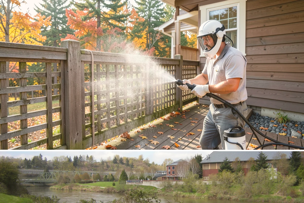 Real Estate Exterior Cleaning in Tukwila, King County, WA - Available year-round, with service timed to each listing or transaction deadline regardless of season.